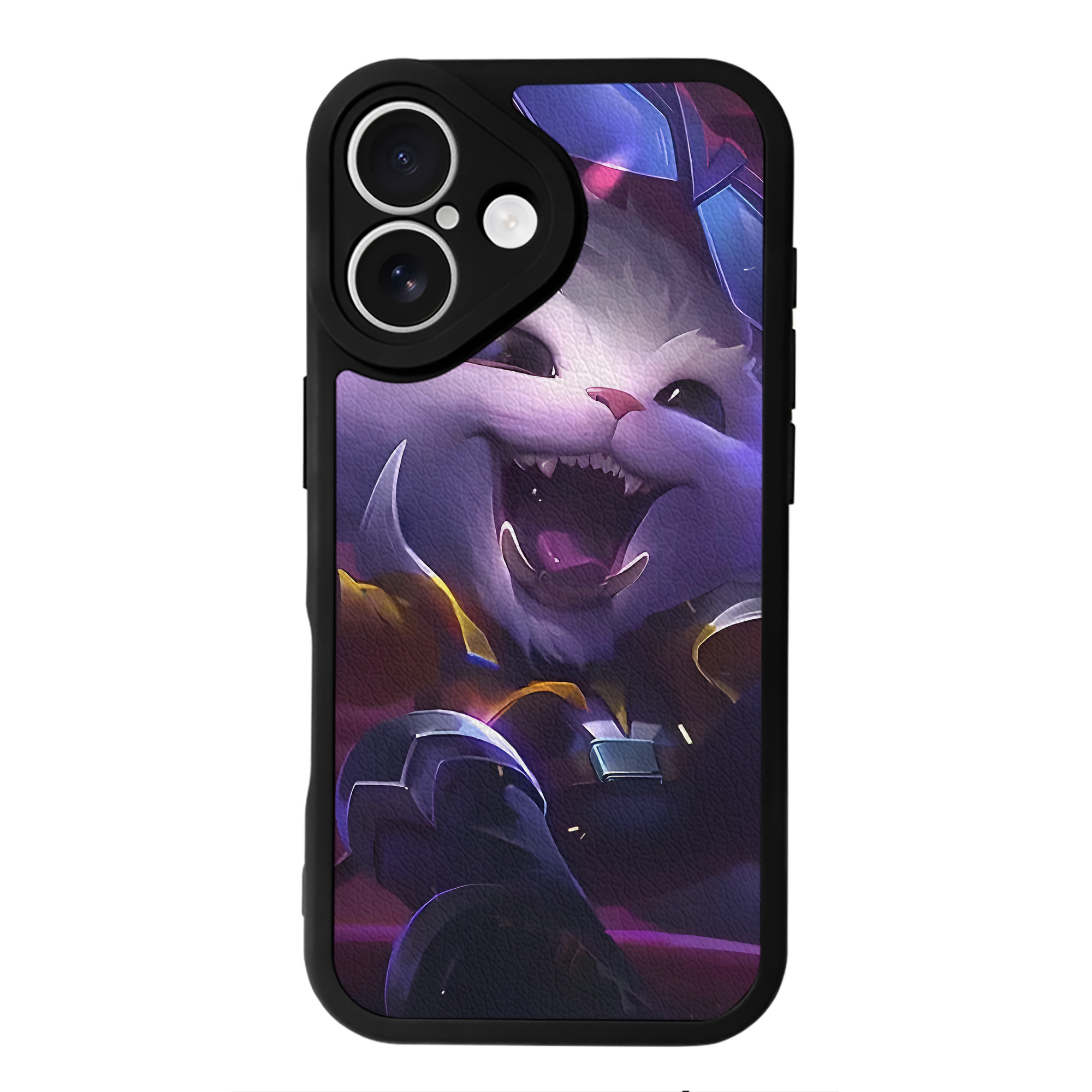 リーグ・オブ・レジェンド League of Legends LOL 【iPhone 16シリーズ対応】シリコンスマホケース（レザー調） 材質：シリコン